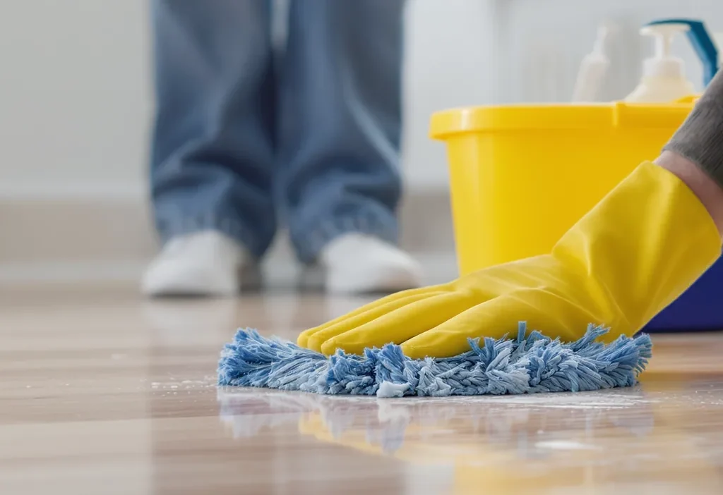 Common hard floor cleaning mistakes for tile, hardwood, laminate, and vinyl flooring types