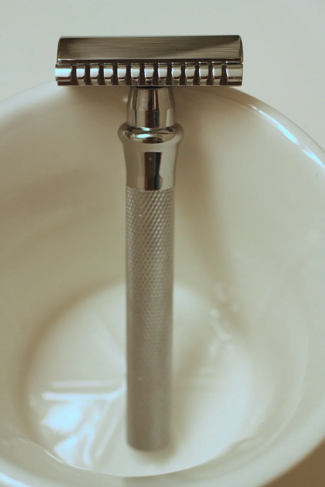 Limescale Buildup On A Chrome Kitchen Faucet
